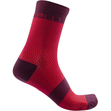 CASTELLI VELOCISSIMA 12 Women's Socks Red/Burgundy 2023 0